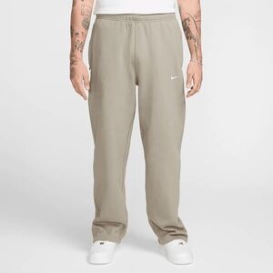Nike Solo Swoosh Open Hem Sweatpants light olive